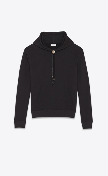 Concho tie hoodie